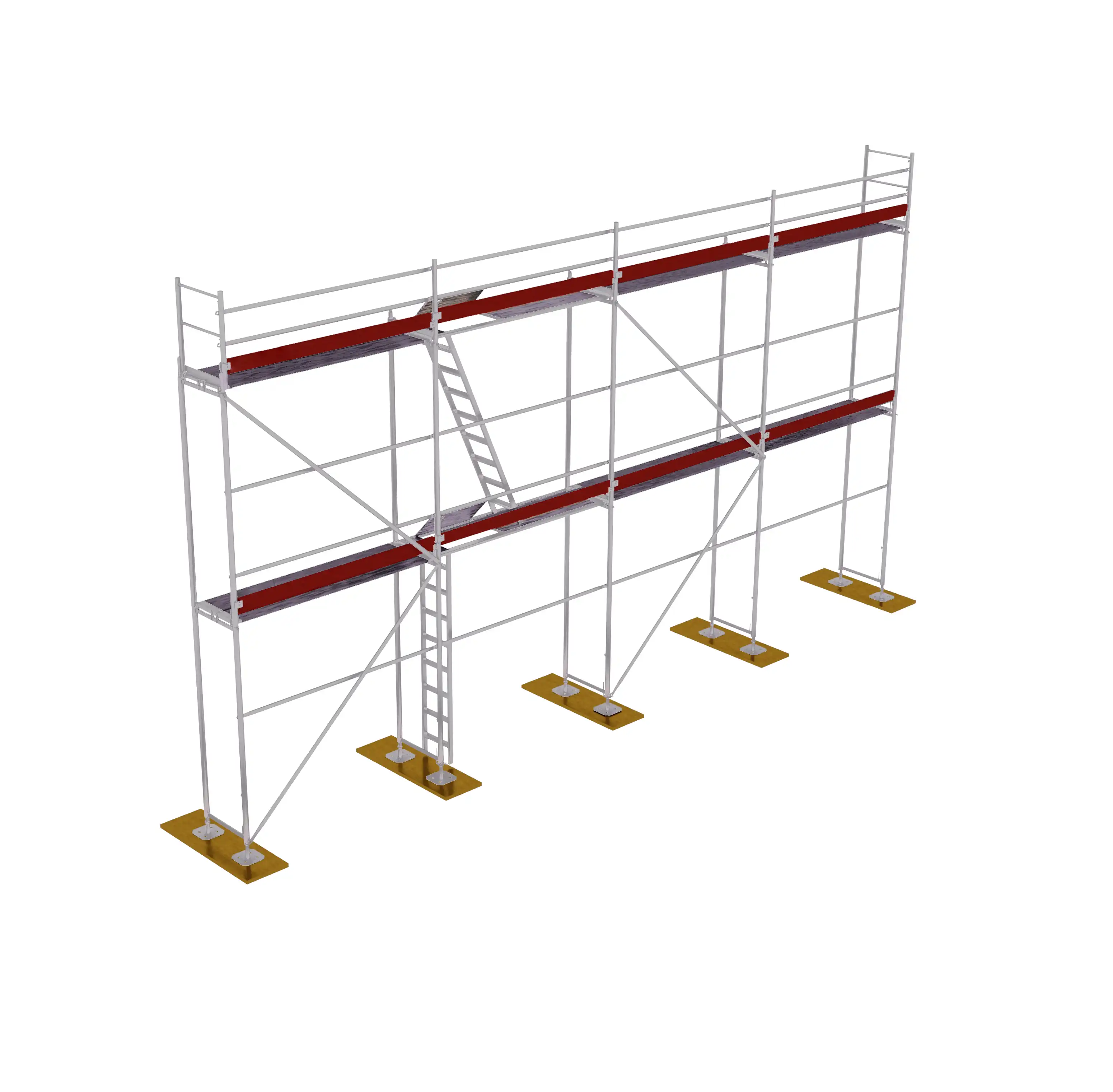 Rusztowanie stal + P70 80m2