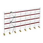 rusztowanie plettac 220,5m2