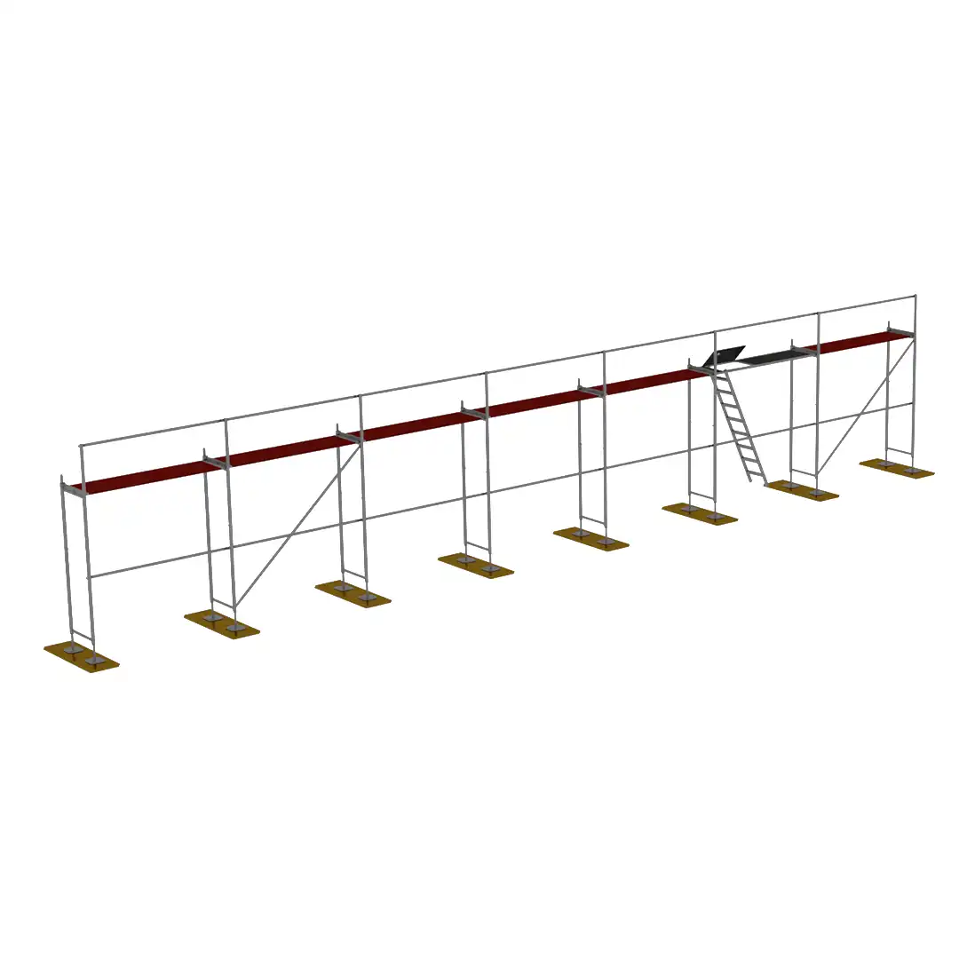 Rusztowanie P70 drewno Plettac 90m2
