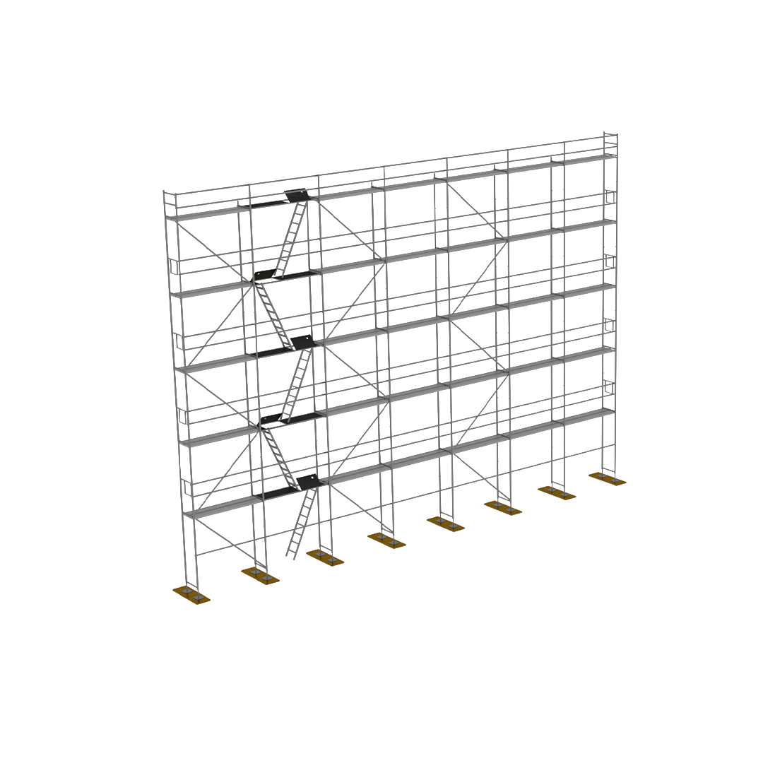 Rusztowanie stal Plettac P70 260m2
