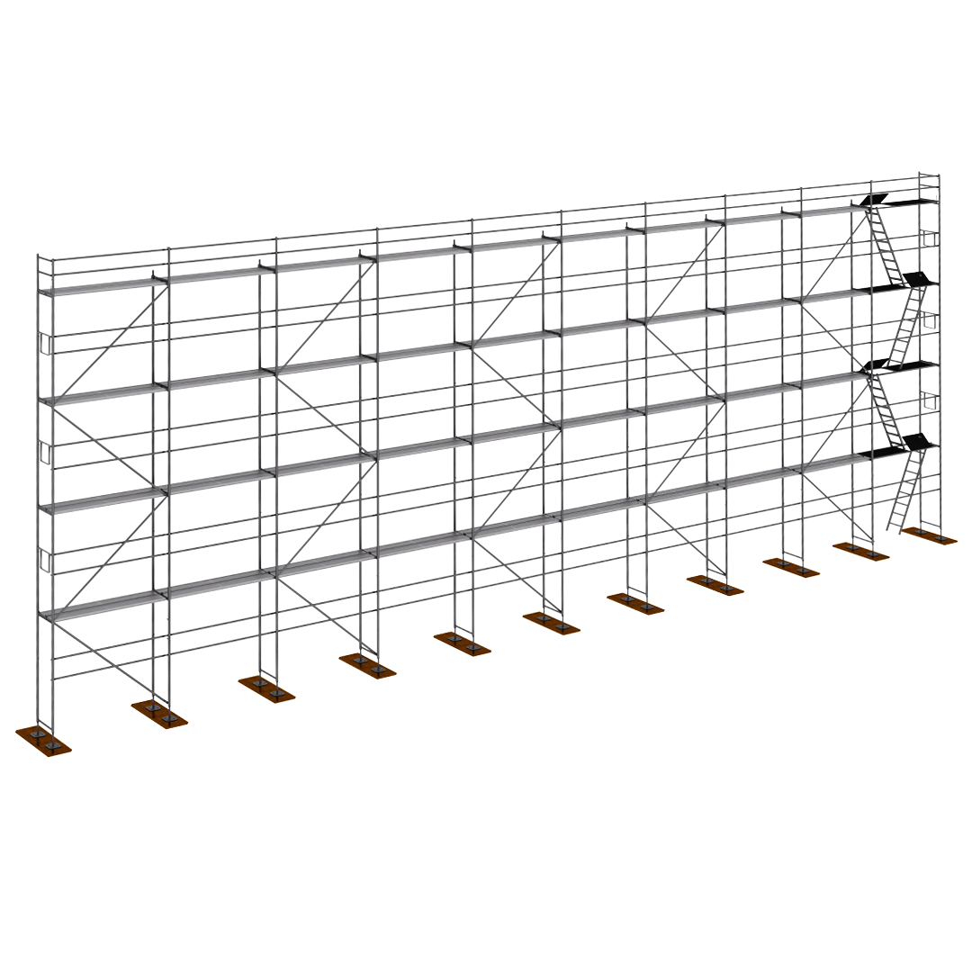 Rusztowanie stal Plettac P70 250m2