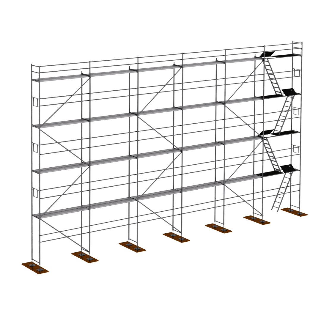 Rusztowanie stal Plettac P70 180m2