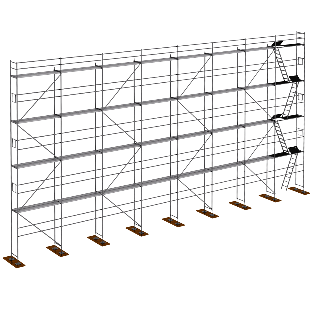 Rusztowanie stal Plettac P70 240m2