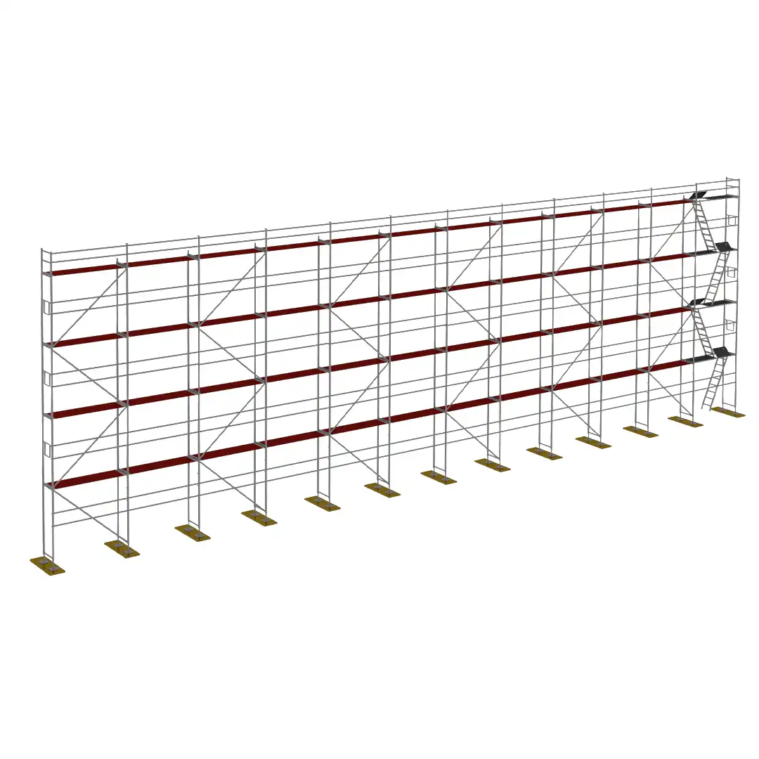 Rusztowanie drewno Plettac P70 360m2