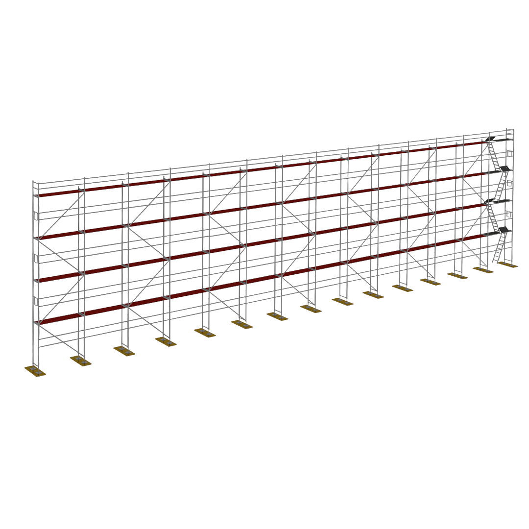 Rusztowanie drewno Plettac P70 420m2