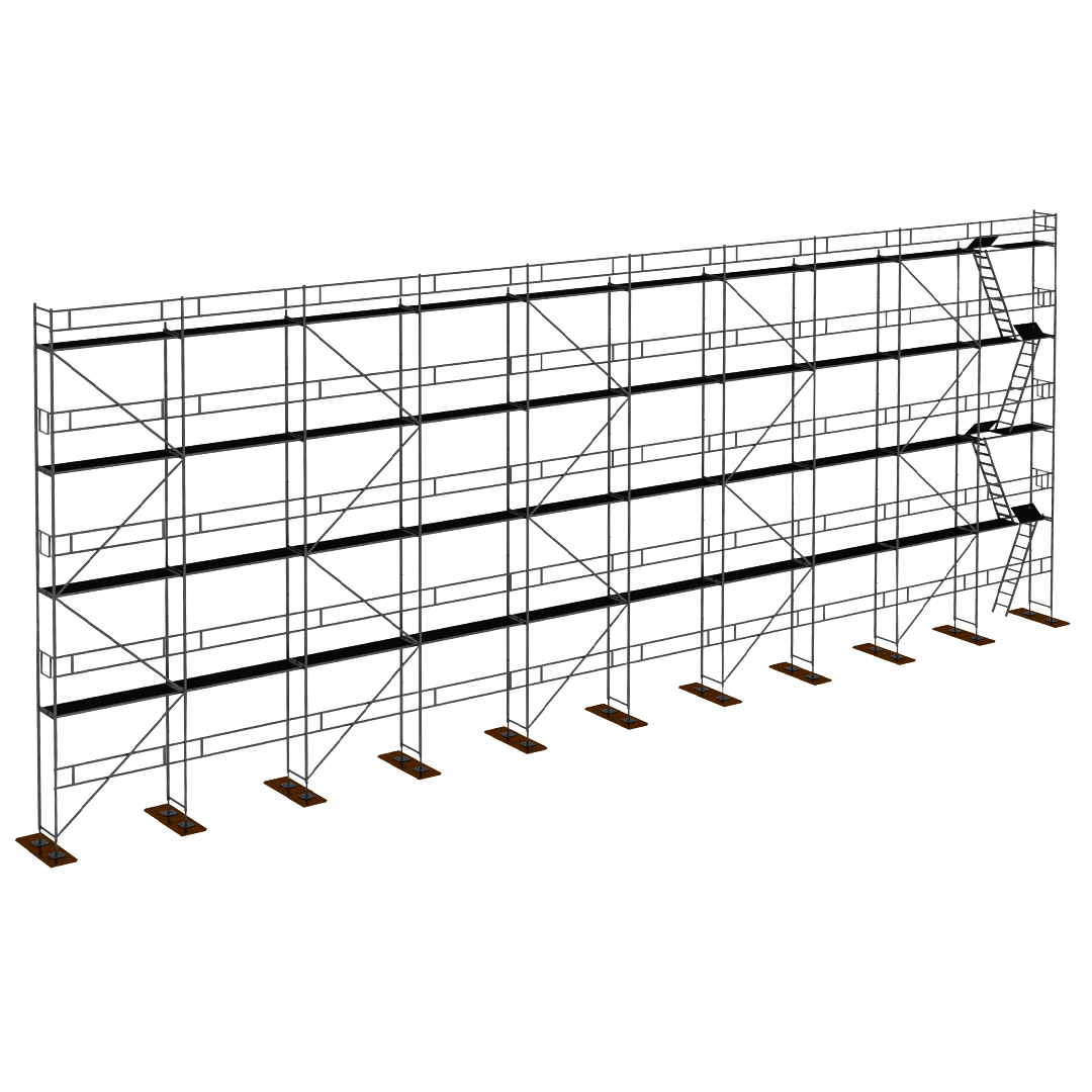 Rusztowanie aluminiowe Plettac P70 250m2