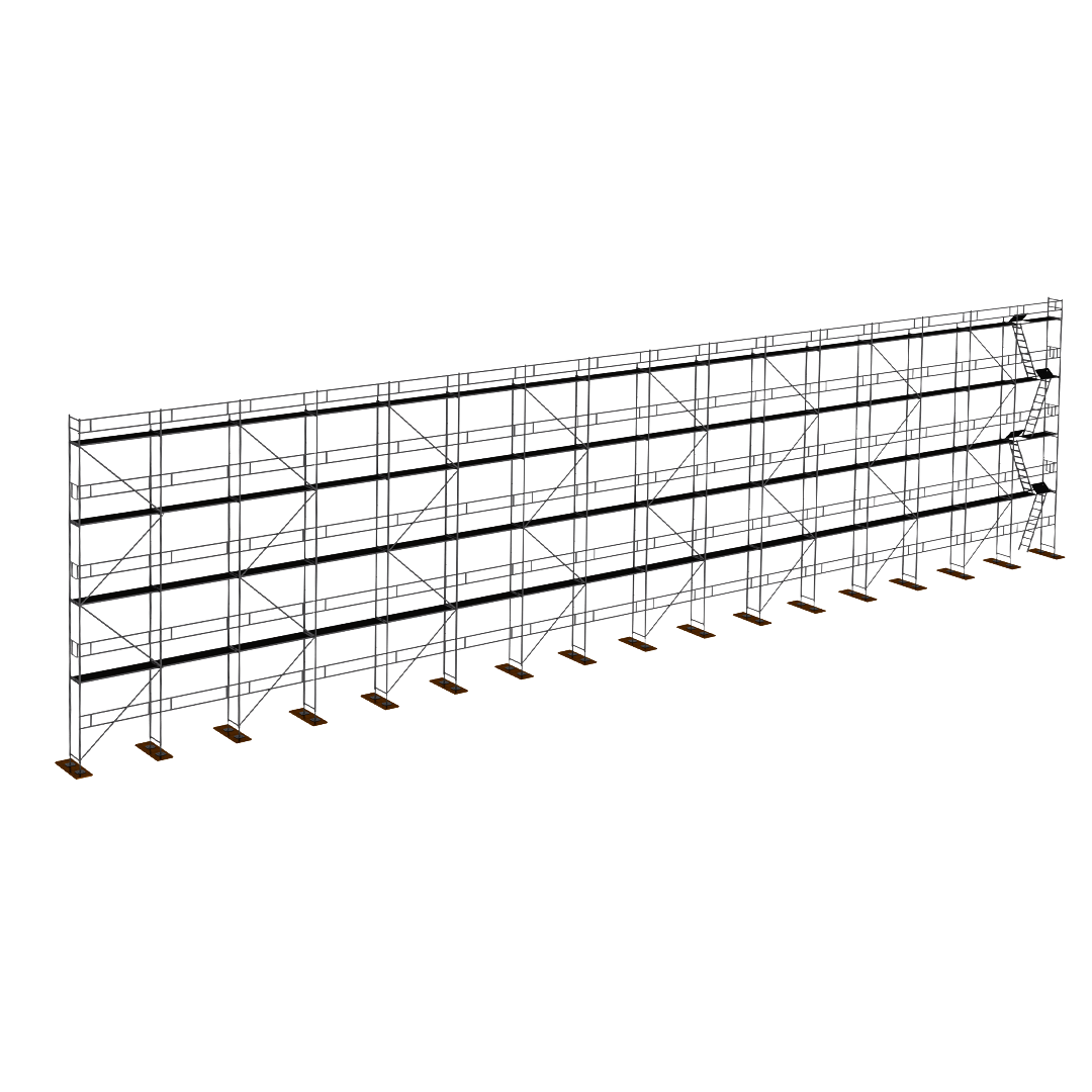 Rusztowanie aluminiowe Plettac P70 350m2