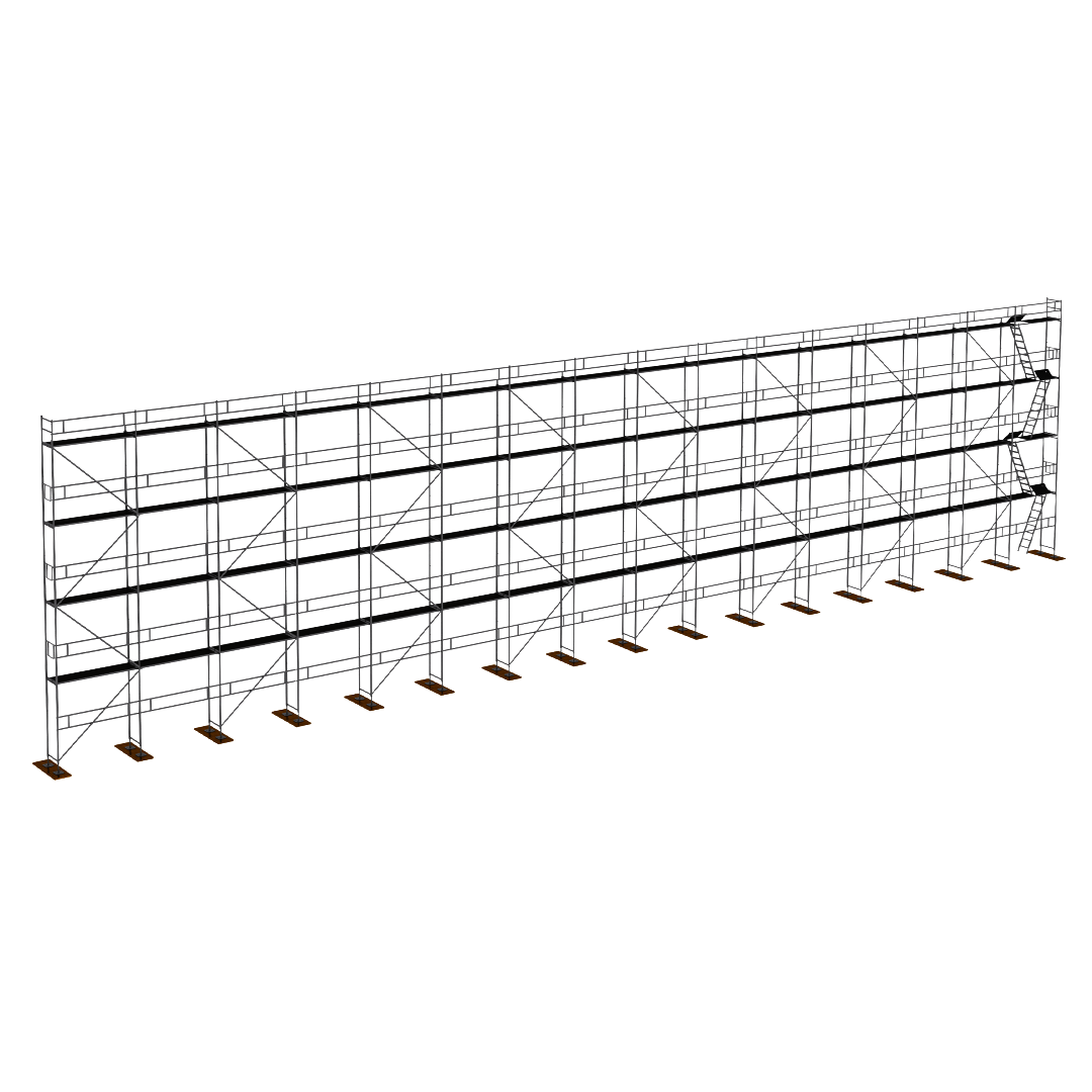 Rusztowanie aluminiowe Plettac 400m2
