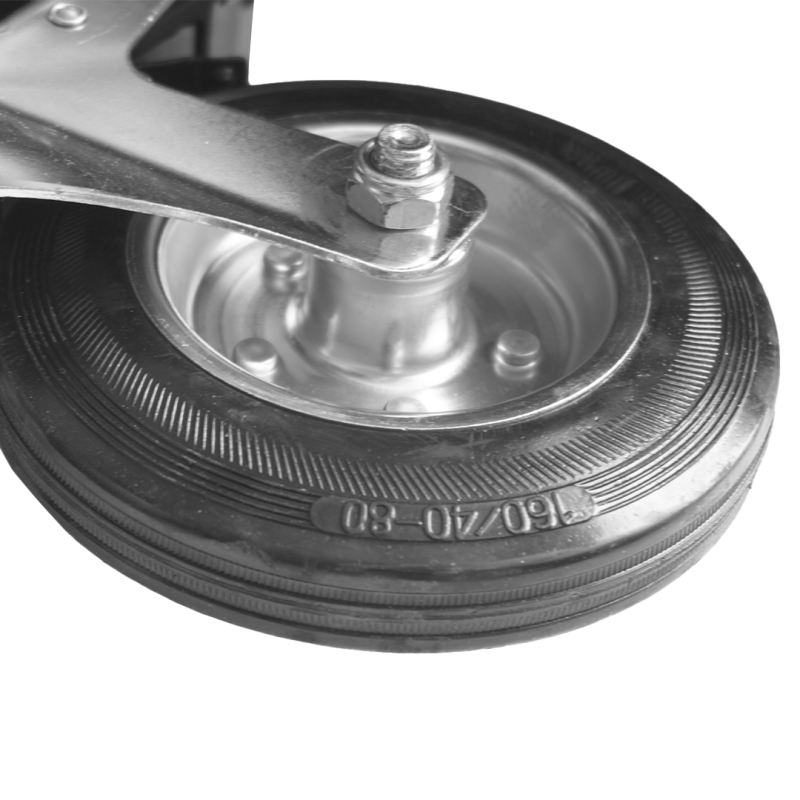 Kółko do rusztowania warszawskiego z hamulcem