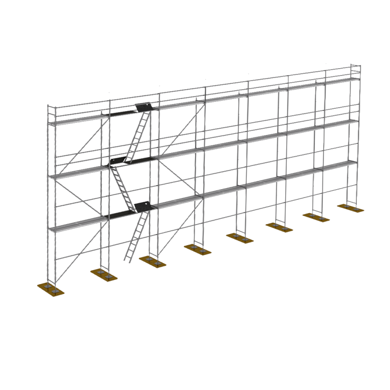 Rusztowanie elewacyjne stal P70 170m2 (id: 586)