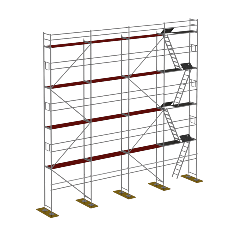 Rusztowanie elewacyjne drewno Plettac P70 120m2.png