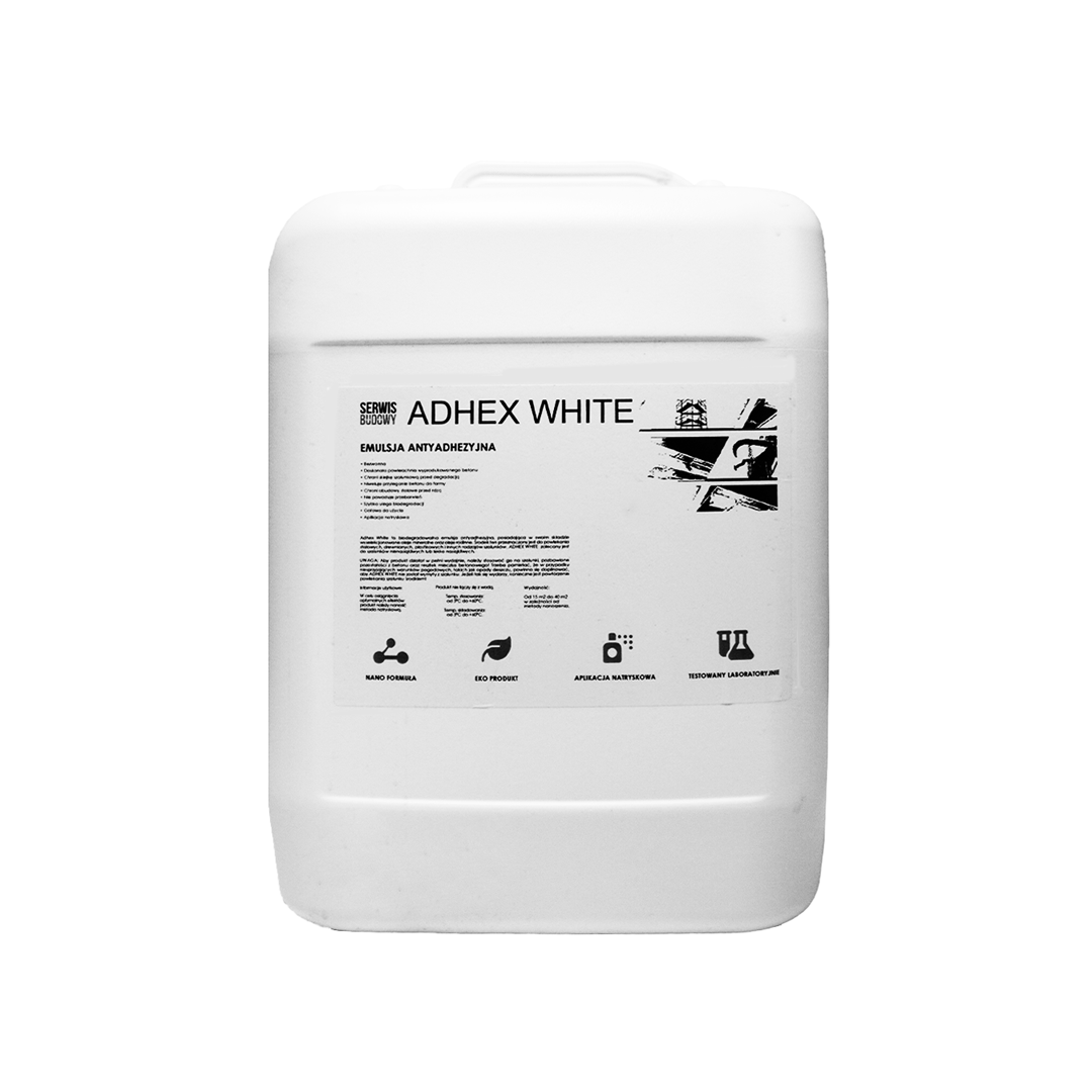 Płyn antyadhezyjny emulsja Adhex white 20L