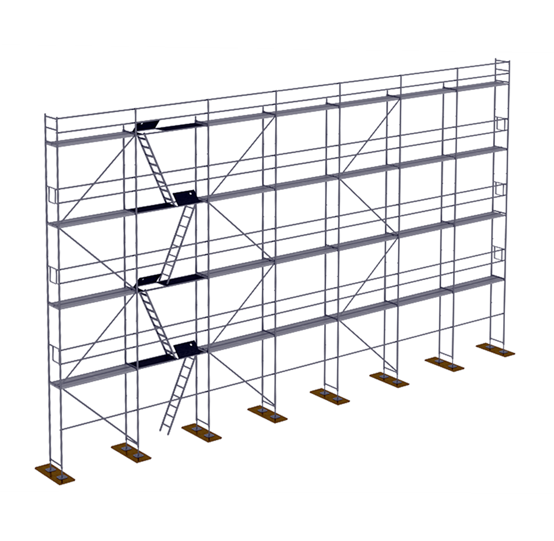 Rusztowanie stal Plettac P70 220m2
