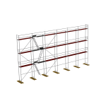 Rusztowanie plettac 150m2